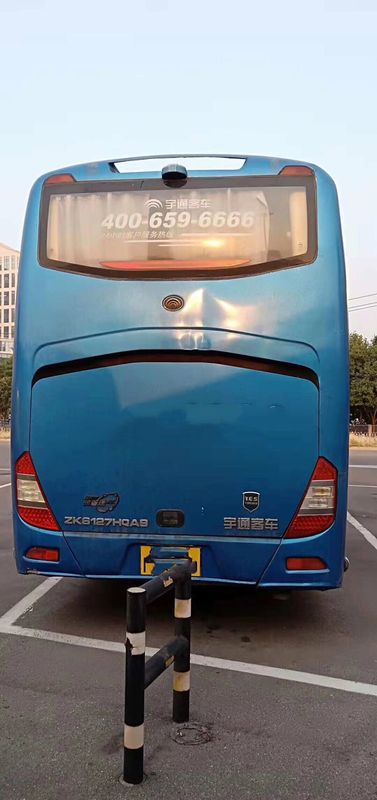 6127 Yutong diesel modelo usaram o ônibus de excursão 2013 ISO dos assentos LHD do ano 51 passado com airbag