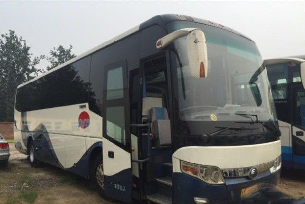 Ônibus usado do treinador de Seater do modelo 55 do ônibus de turista ZK6117 da mão de Yutong segundo 2011 anos