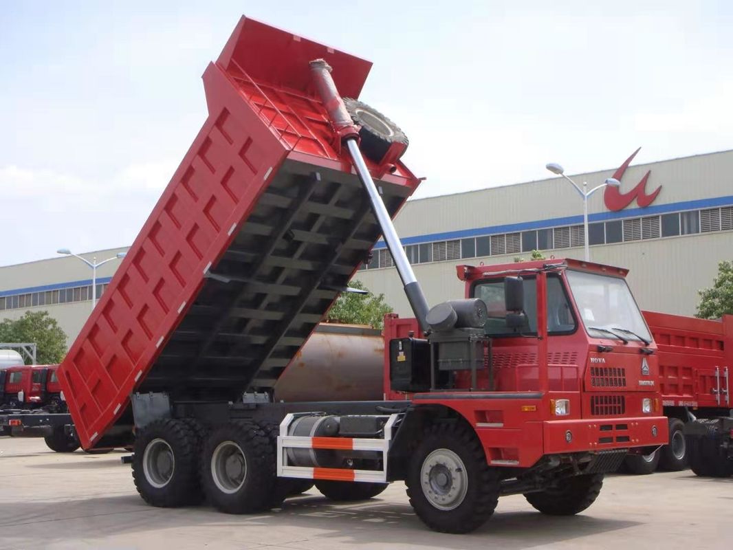 de Minning de 371HP caminhão basculante usado Sinotruck 50 - 70 dos caminhões basculantes toneladas da condução da mão esquerda