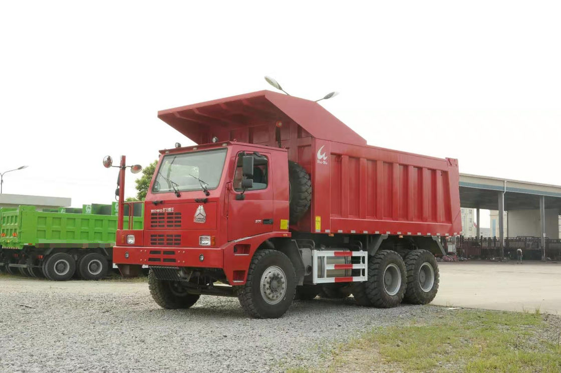 de Minning de 371HP caminhão basculante usado Sinotruck 50 - 70 dos caminhões basculantes toneladas da condução da mão esquerda