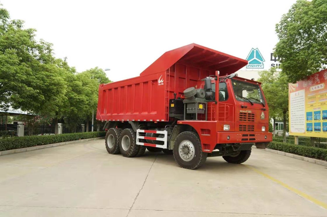 de Minning de 371HP caminhão basculante usado Sinotruck 50 - 70 dos caminhões basculantes toneladas da condução da mão esquerda