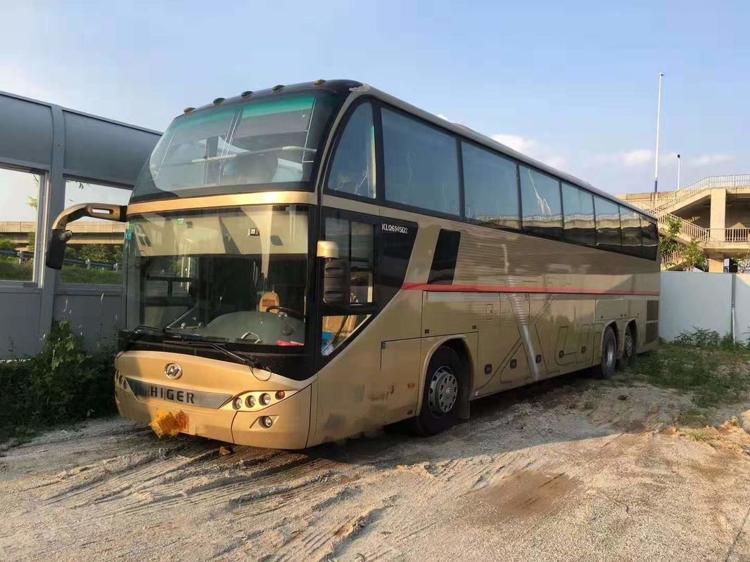 Eixos comerciais usados do dobro da parte traseira do diesel dos assentos do ônibus 71 do motor forte grandes com a C.A. de dois andares