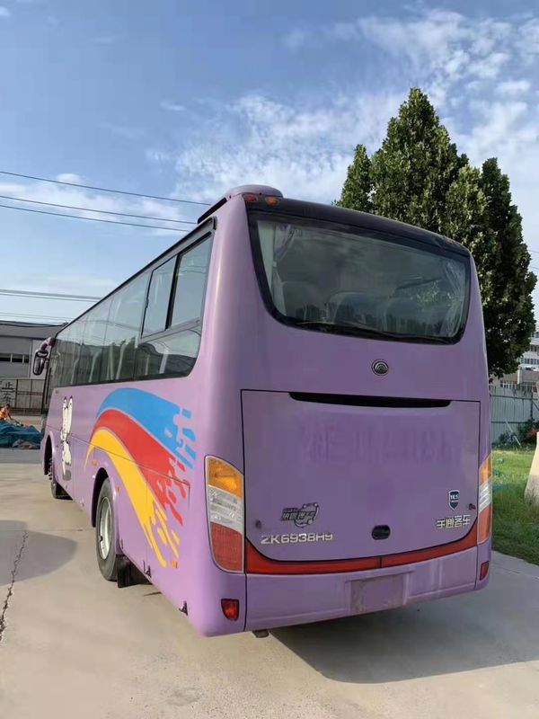 2011 a mão Yutong usado curso do ano segundo transporta o diesel 39 assentos LHD com condicionador de ar