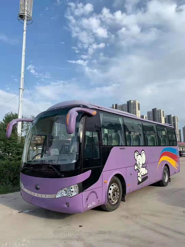 2011 a mão Yutong usado curso do ano segundo transporta o diesel 39 assentos LHD com condicionador de ar