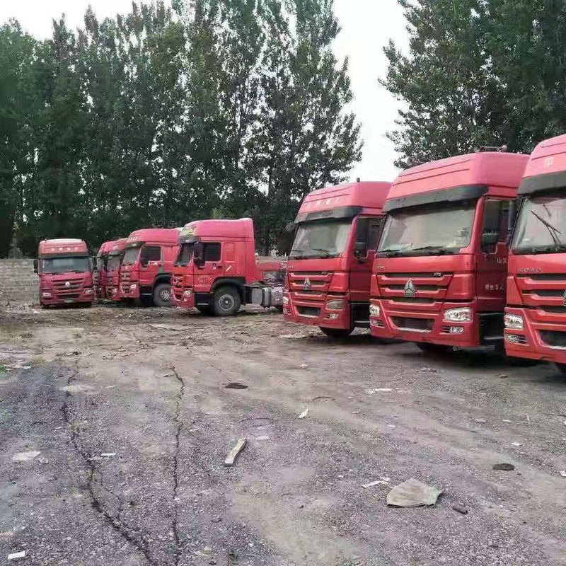 O poder diesel usou o caminhão da cabeça do trator do caminhão 375hp do trator para o transporte