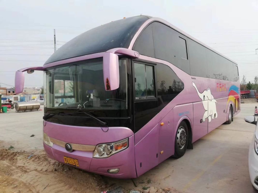 Ônibus de turista de Yutong da mão YC6L330-20 segundo 2011 motor ZK6127 do cilindro dos assentos 6 do ano 55