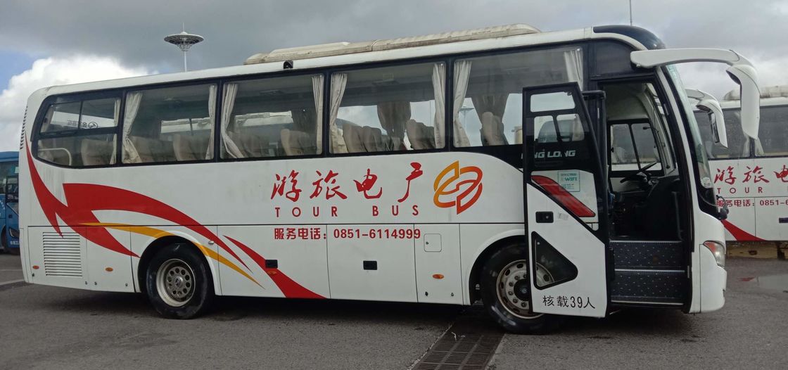2015 anos 168kw diesel Kinglong XMQ6898 usaram o treinador Bus 39/45 de assento luxuoso dos assentos