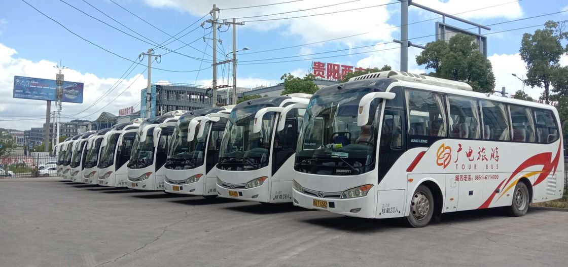2015 anos 168kw diesel Kinglong XMQ6898 usaram o treinador Bus 39/45 de assento luxuoso dos assentos
