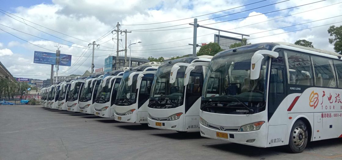 2015 anos 168kw diesel Kinglong XMQ6898 usaram o treinador Bus 39/45 de assento luxuoso dos assentos