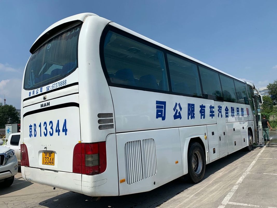 O ônibus usado de Yutong para vendas modela ZK6122 boas condições de aço dobro do Euro III do chassi das portas 51Seats