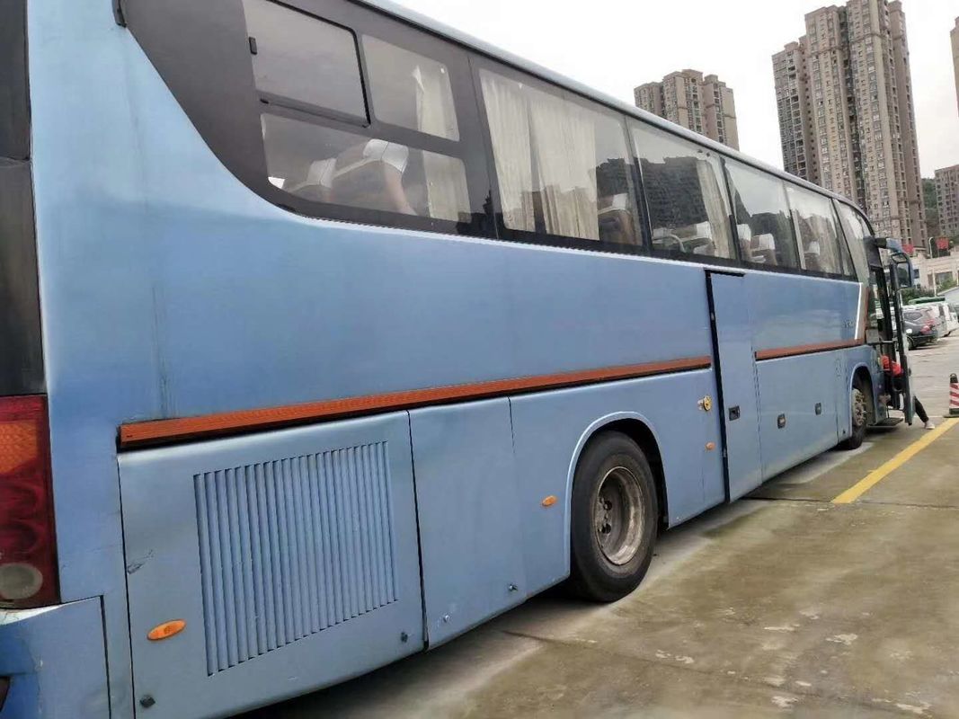 Portas dobro usadas 233kw diesel da C.A. de Bus With do treinador dos assentos do motor 53 de Kinglong RHD