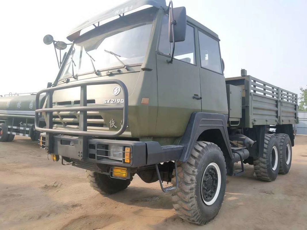 O uso comercial especial Off Road usou o caminhão Shacman 2190 da carga do exército de 280HP 6x6 recondicionado