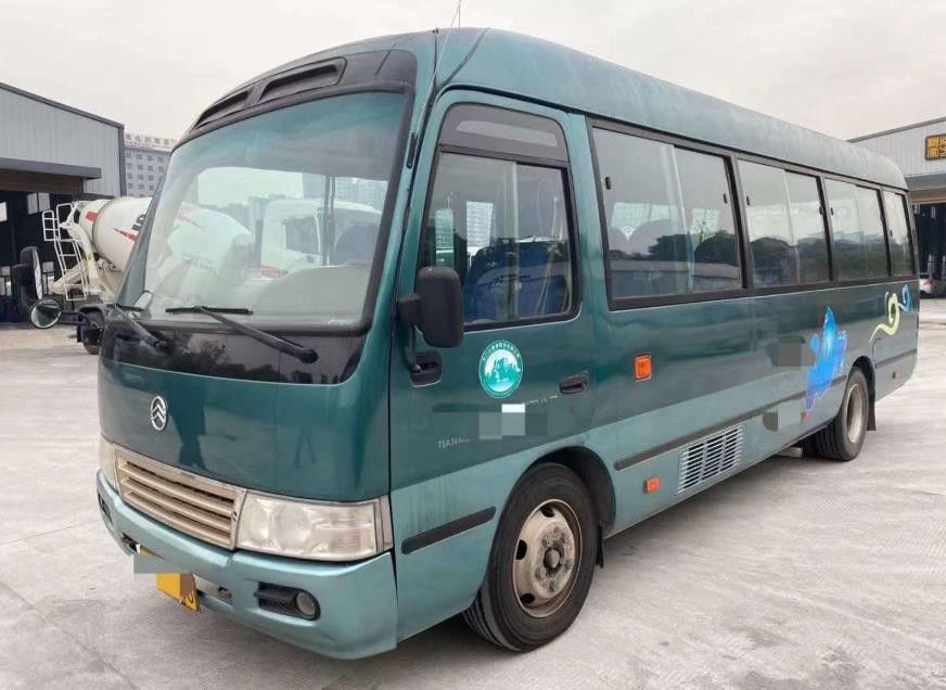 Cor verde 100km/H do ônibus dourado do motor de Hino dos assentos da pousa-copos 26 de Gragon