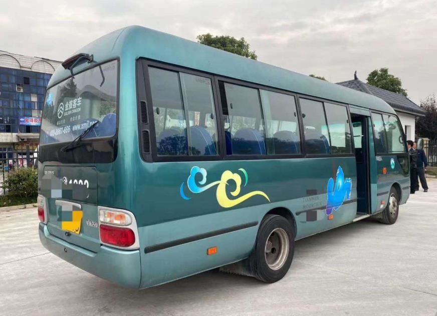 Cor verde 100km/H do ônibus dourado do motor de Hino dos assentos da pousa-copos 26 de Gragon