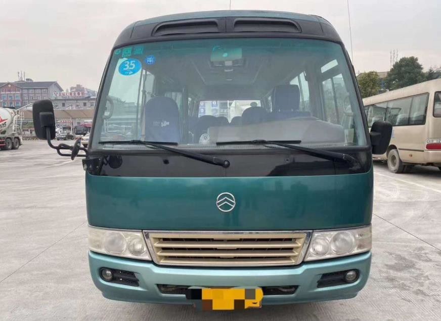 Cor verde 100km/H do ônibus dourado do motor de Hino dos assentos da pousa-copos 26 de Gragon