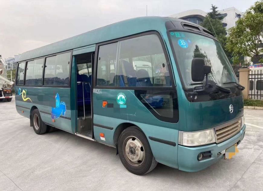 Cor verde 100km/H do ônibus dourado do motor de Hino dos assentos da pousa-copos 26 de Gragon