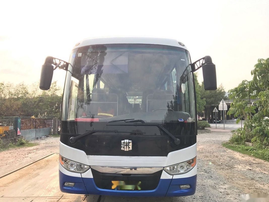 As portas dobro híbridas Óleo-elétricas do motor 155kw do WP do veículo elétrico cobrem Seat usaram o treinador Bus Zhongtong LCK6101 47Seats