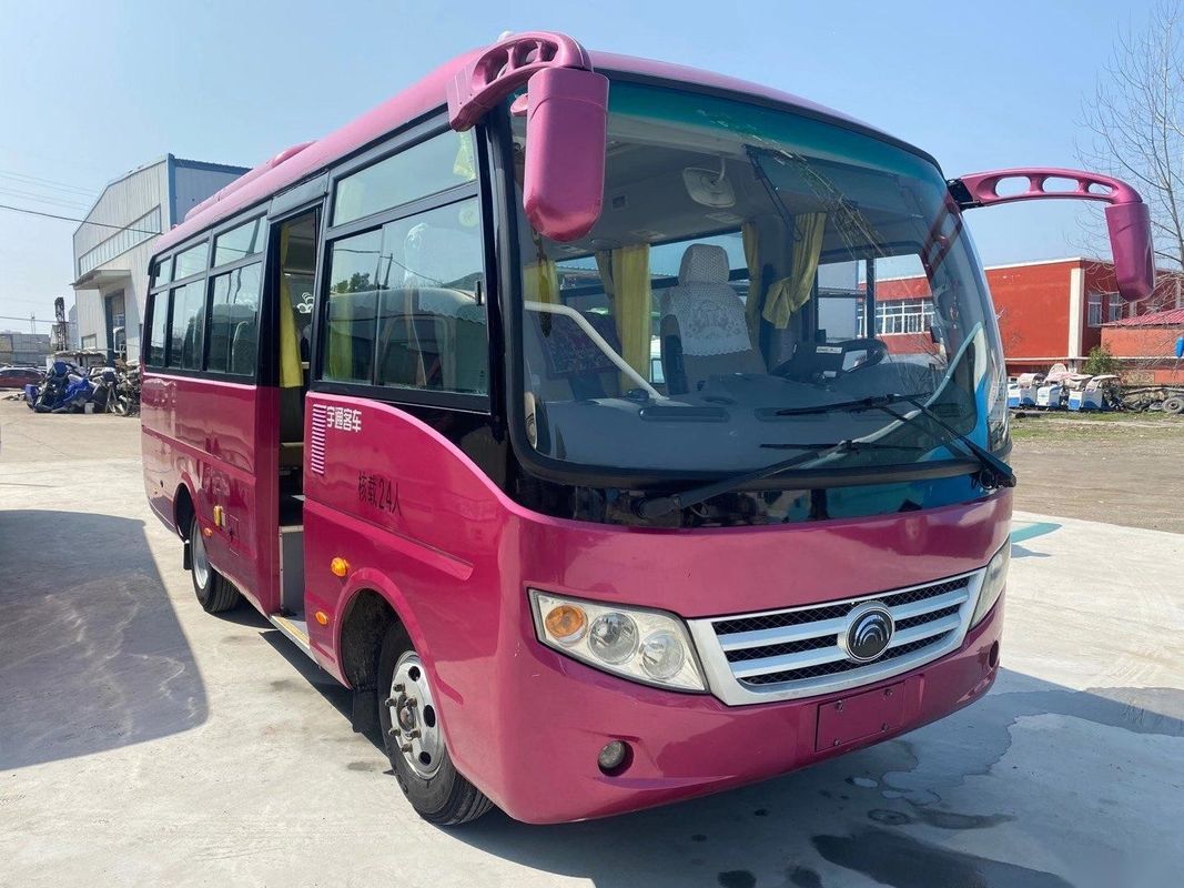 Yutong usado transporta os assentos modelo o chassi de aço usado Front Engine Left Steering do Euro IV do ônibus do passageiro ZK6660 24