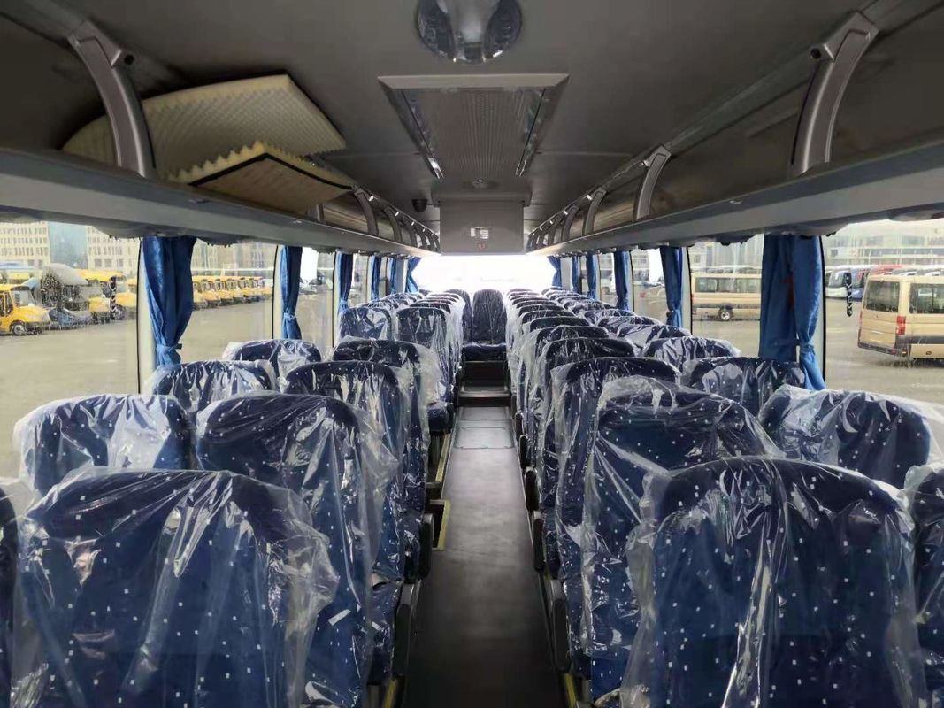 Ônibus brandnew ZK6122H9 de Yutong com cor branca de 55 assentos no motor traseiro da promoção