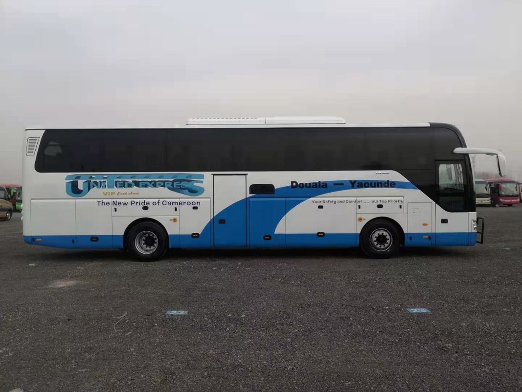 Ônibus brandnew ZK6122H9 de Yutong com cor branca de 55 assentos no motor traseiro da promoção