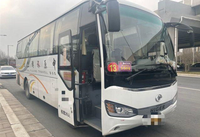 os assentos 220Hp 39 usaram um ônibus mais alto treinador Bus With Euro da mão de 2016 anos ò IV diesel e C.A.