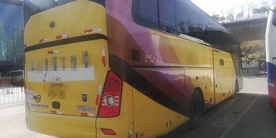 Yutong usado transporta assentos do VIP ZK6122 47 com o motor 247kw de Weichai das portas dobro do toalete