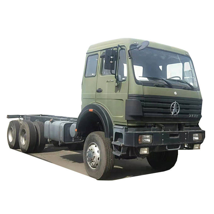 Beiben conduz toda 6 chassis 420HP do caminhão de Off Road da roda para a estrada má