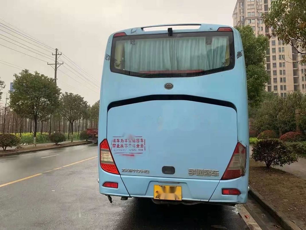 O treinador usado Bus Yutong Brand que ZK6117 65 assenta o passageiro usado do motor 120km/H de Yuchai única porta traseira transporta a direção esquerda