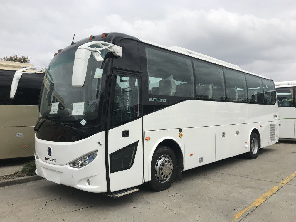 Ônibus novo do turismo da condução à direita nova dos assentos de Bus SLK6102CNG 35 do treinador de Shenlong com motor diesel