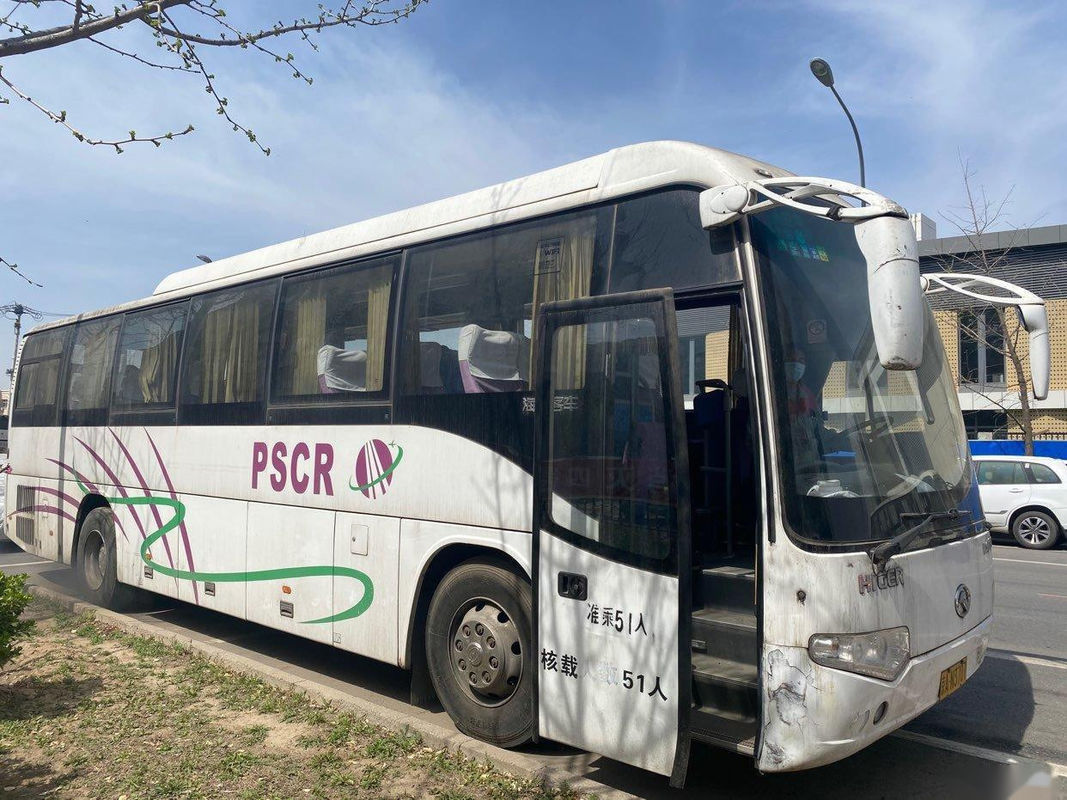 Ônibus usado única porta usado usado do passageiro da movimentação de Bus Left Hand do treinador do ônibus KLQ6119 51 assentos mais altos