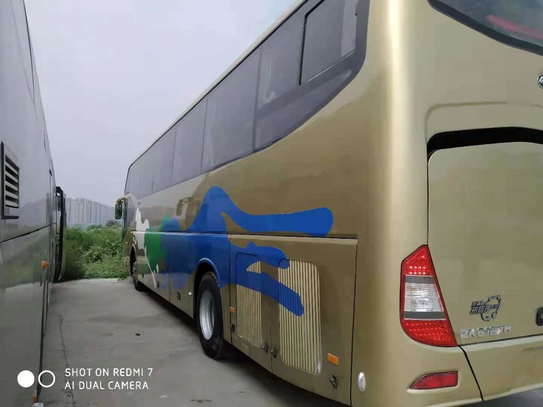 55 treinador usado ônibus usado assentos Bus de Yutong ZK6127 motor diesel de 2012 anos nas boas condições