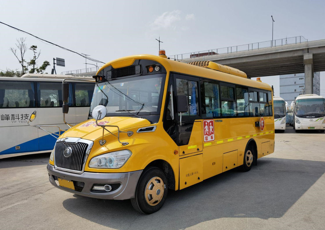 41 assentos Yutong usado 2014 anos transportam o motorista usado Steering No Accident do ônibus escolar LHD do motor diesel de ZK6729D