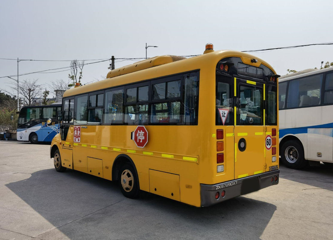 41 assentos Yutong usado 2014 anos transportam o motorista usado Steering No Accident do ônibus escolar LHD do motor diesel de ZK6729D