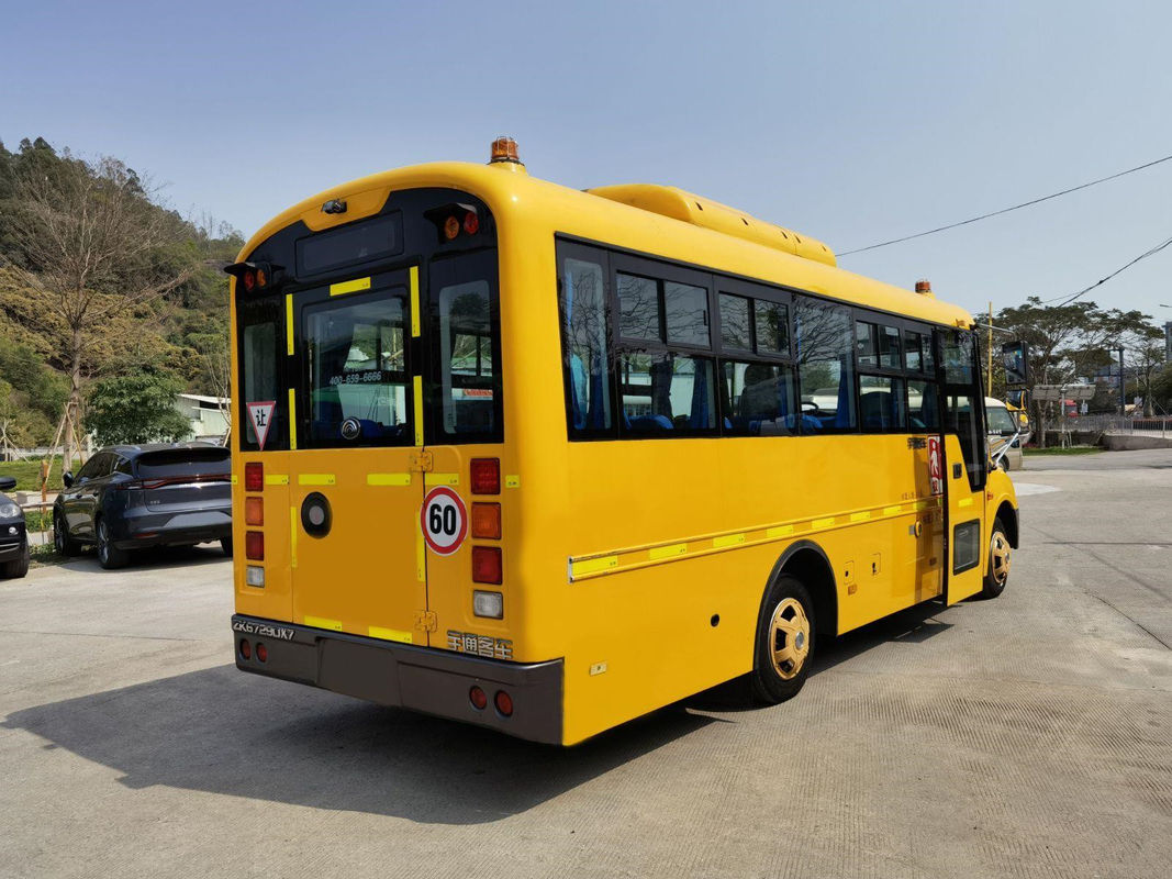 41 assentos Yutong usado 2014 anos transportam o motorista usado Steering No Accident do ônibus escolar LHD do motor diesel de ZK6729D