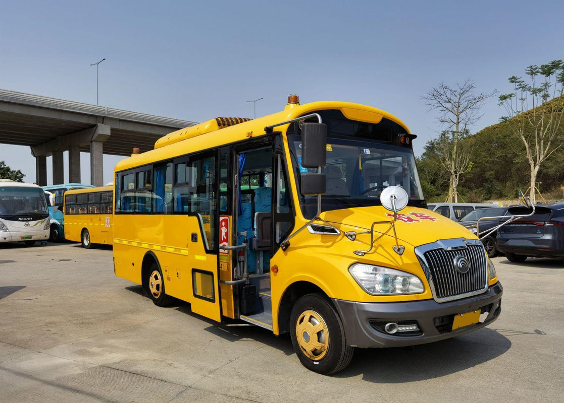 41 assentos Yutong usado 2014 anos transportam o motorista usado Steering No Accident do ônibus escolar LHD do motor diesel de ZK6729D