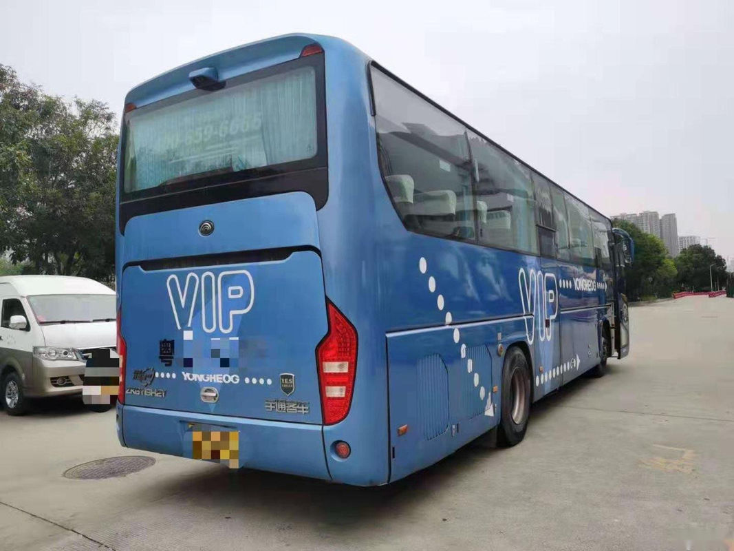 Ônibus de excursão usado movimentação usado da mão esquerda das portas dobro do motor do Euro IV Yuchai do chassi da bolsa a ar dos assentos do ônibus Zk6119 47 de Yutong