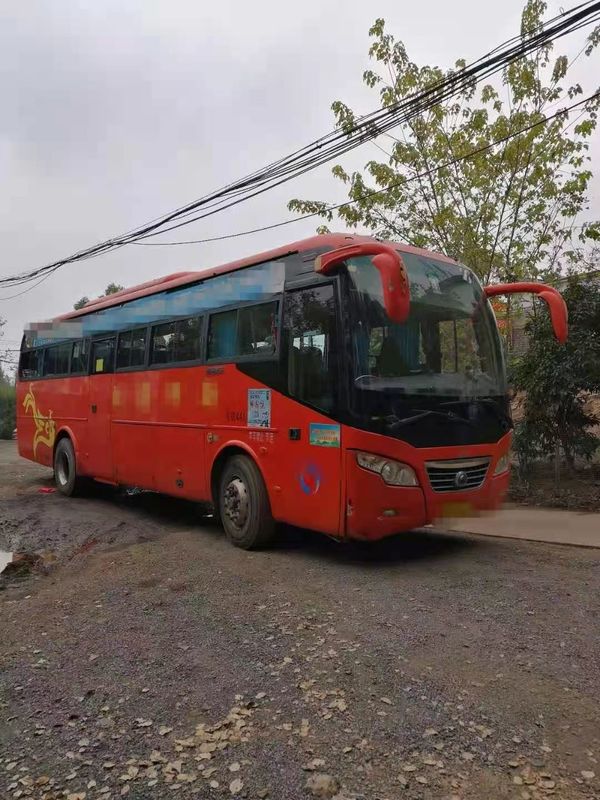 44 treinador usado ônibus usado assentos Bus de Yutong ZK6102D motores diesel da direção LHD do motor da parte dianteira de 2014 anos