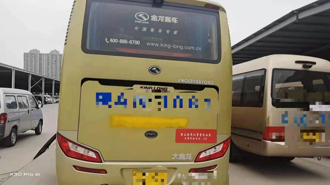 Renove 2013 anos usou o rei XMQ6898 treinador longo Bus que 39 assentos usaram o motor diesel do ônibus nenhum ônibus do acidente LHD