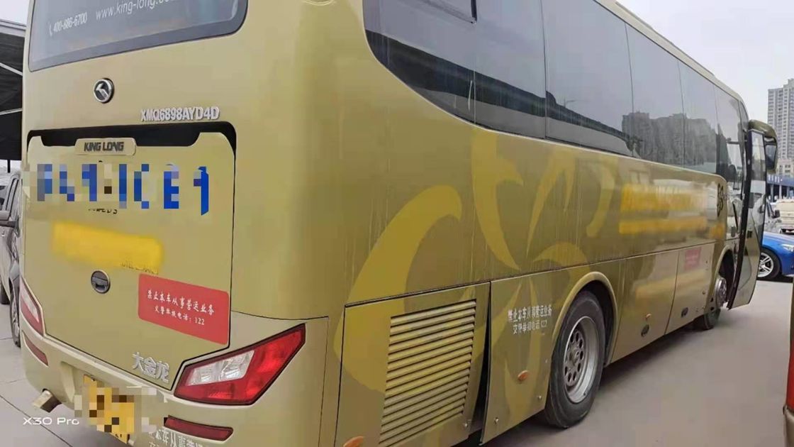 Renove 2013 anos usou o rei XMQ6898 treinador longo Bus que 39 assentos usaram o motor diesel do ônibus nenhum ônibus do acidente LHD