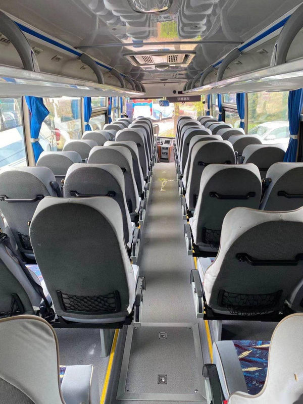Euro traseiro V do motor do ônibus de ZK6119 Yutong 51 ônibus de excursão usado da bolsa a ar dos assentos chassis