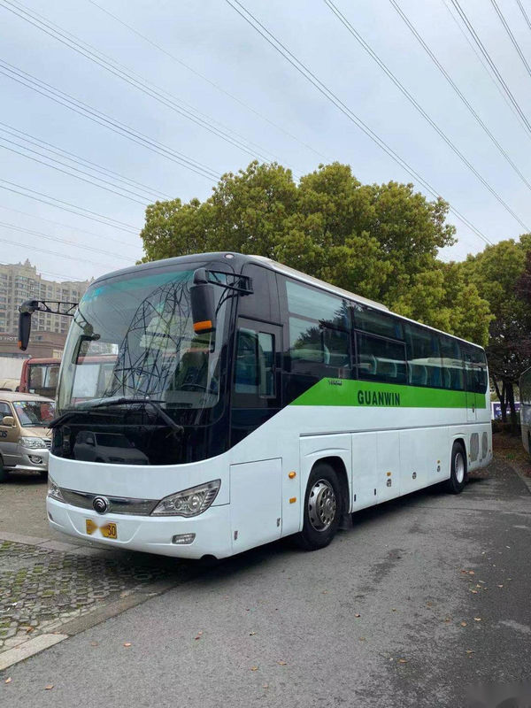 Euro traseiro V do motor do ônibus de ZK6119 Yutong 51 ônibus de excursão usado da bolsa a ar dos assentos chassis