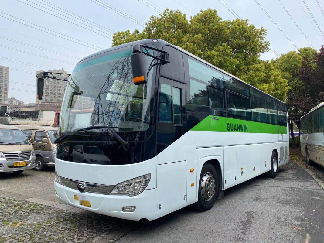 Euro traseiro V do motor do ônibus de ZK6119 Yutong 51 ônibus de excursão usado da bolsa a ar dos assentos chassis