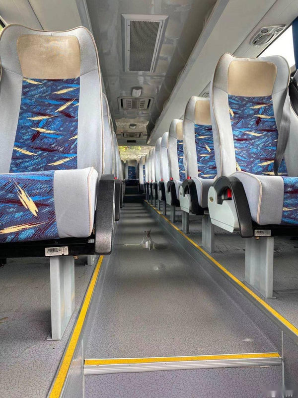 Euro traseiro V do motor do ônibus de ZK6119 Yutong 51 ônibus de excursão usado da bolsa a ar dos assentos chassis