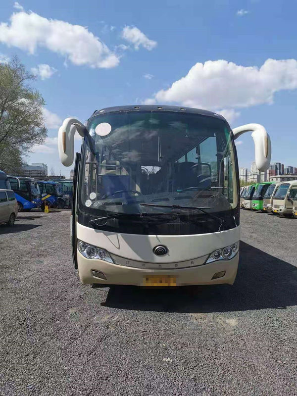 45 treinador usado ônibus usado assentos Bus de Yutong ZK6999 motores diesel traseiros da direção LHD do motor de 2012 anos
