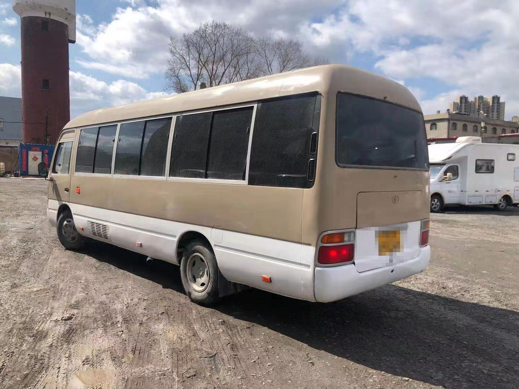 2010 o ônibus usado da pousa-copos do ano 23 assentos, LHD usou Mini Bus Toyota Coaster Bus com motor diesel, direção esquerda