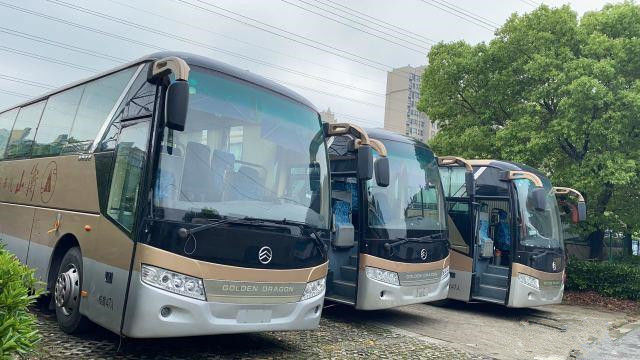 2015 direção dourada usada assentos da mão esquerda do poder do modelo 232HP de Dragon Brand XML6103J38 dos treinadores de passageiro do ano 47