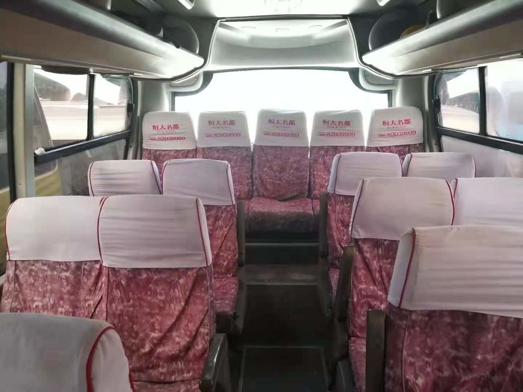Quilômetro dobro usado das portas 39seats do ônibus XMQ6900 de Kinglong baixo deixado o chassi de aço de direção