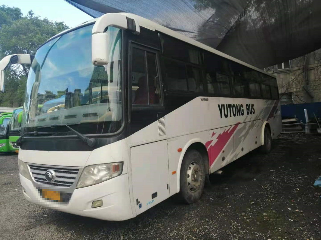 54 assentos 2010 anos usaram o motorista diesel Steering No Accident do ônibus ZK6112D Front Engine LHD de Yutong
