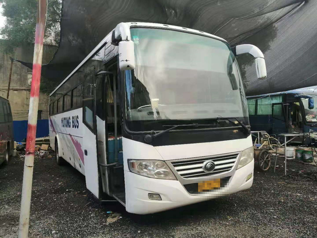 54 assentos 2010 anos usaram o motorista diesel Steering No Accident do ônibus ZK6112D Front Engine LHD de Yutong