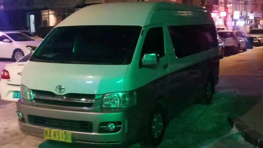 A gasolina Toyota Hiace de 2014 assentos do ano 13 usou a transmissão automática de Mini Bus With High Roof